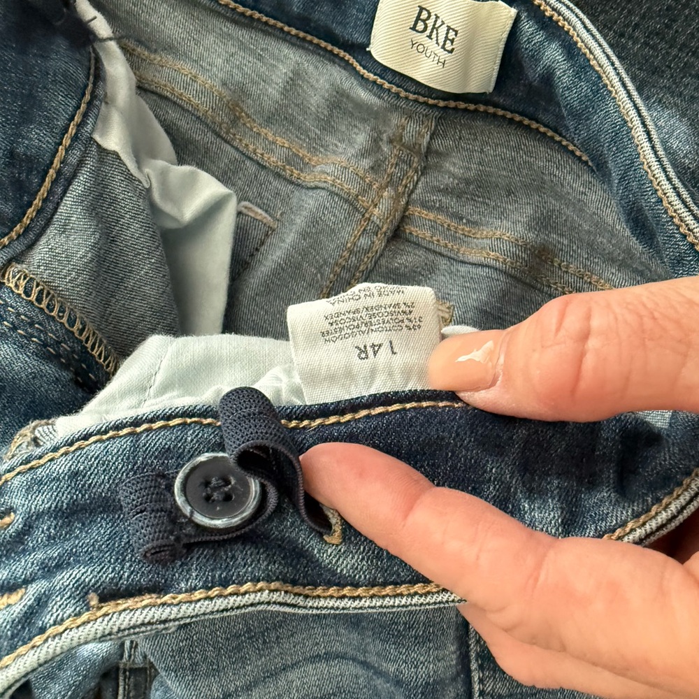 BKE Youth Dark Blue Denim Jeans